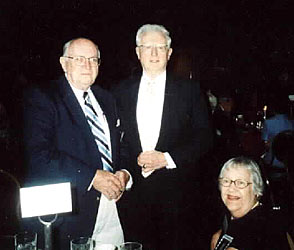 Lou Kauffmann, '47, Tom Murphy '46 and Suzy Kauffmann